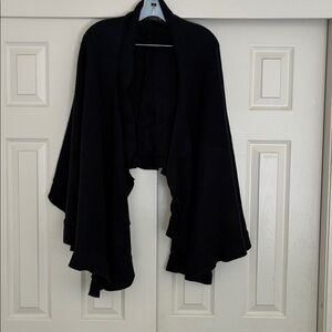 Chic Black Women's Poncho